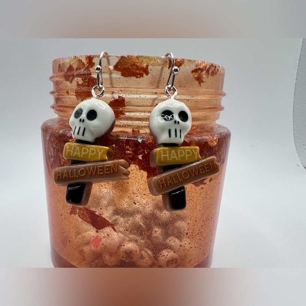 Halloween Skull Earrings